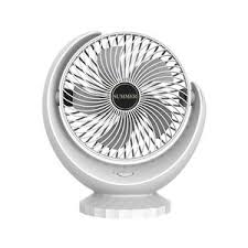 USB Desk Fan,Table Fan, Silent Powerful Personal Fan Multi Function 3 Speeds Portable Fan Mini Fan for Car Bedroom Home Indoor Outdoor Office, White